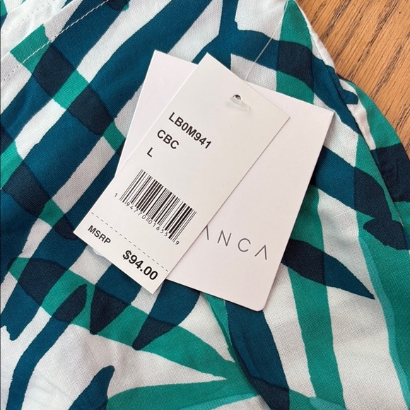 NWT La Blanca Tie Front Coverup Pants. Size Large - Picture 4 of 11